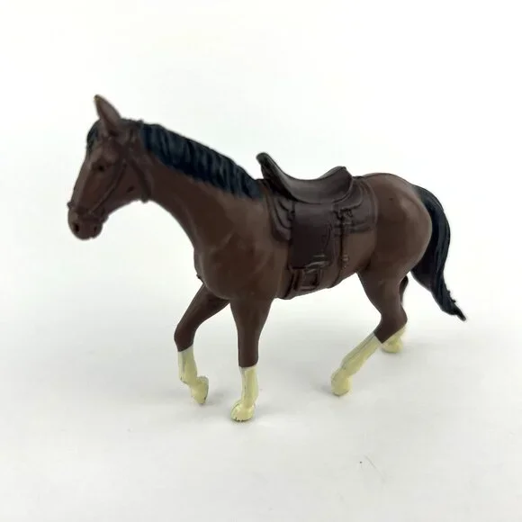 Popak New Ray Plastic Toy Horse Figures Set of 4 PVC - Picture 4 of 16